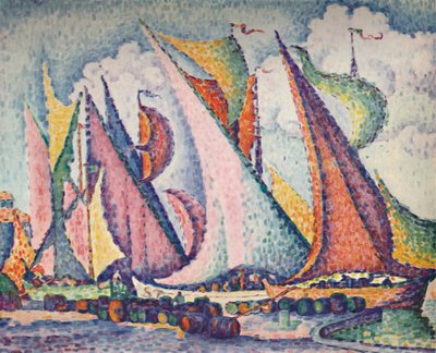 Voiliers méditerranéens, 1923 - Paul Signac