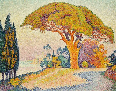 Pins à Bertaud, Saint-Tropez - Paul Signac