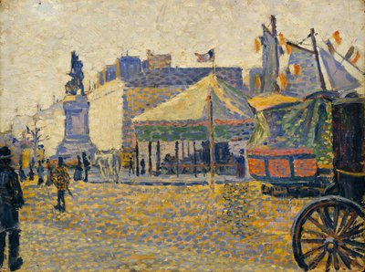 Place de Clichy, 1887 - Paul Signac