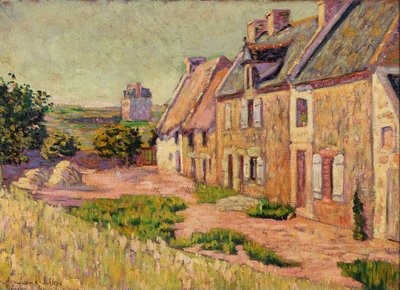 Saint-Briac, cour à la Ville Hue - Paul Signac