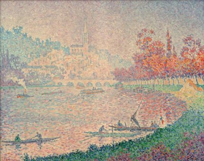 Saint-Cloud (La Seine à Saint-Cloud) - Paul Signac