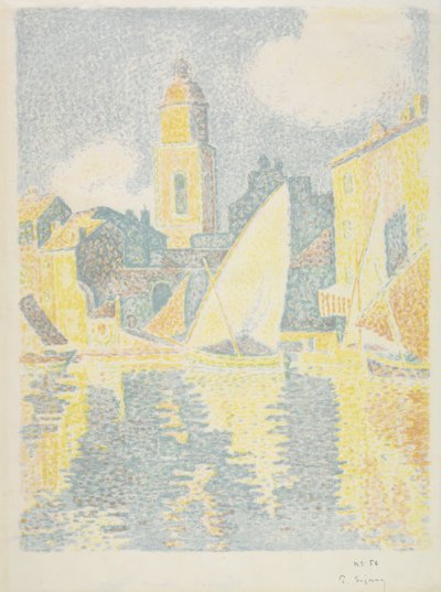 Saint-Tropez : Le Port, 1897-98 - Paul Signac
