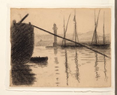 Saint-Tropez, le quai vu du chantier naval, 1892 - Paul Signac