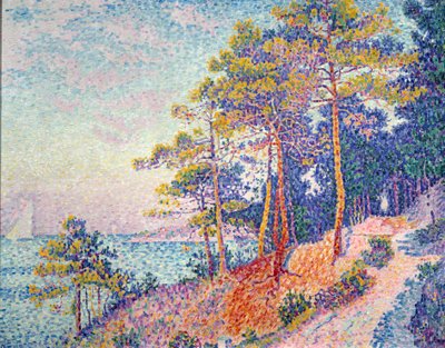 Saint-Tropez dit le sentier des douaniers - Paul Signac