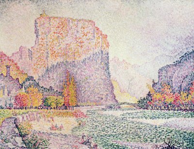 Les Falaises de Castellane, 1902 - Paul Signac