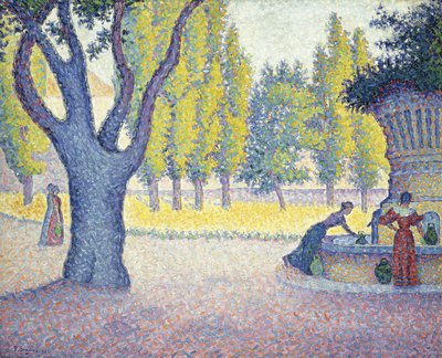 La Fontaine des Lices à St, 1895 - Paul Signac