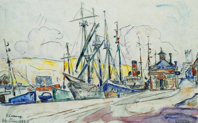 Le Port à Fécamp - Paul Signac