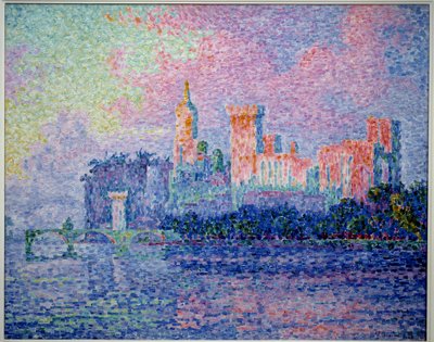 Le château des papes à Avignon - Paul Signac