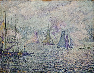 Le port de Rotterdam - Paul Signac