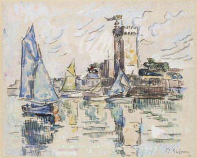 Vue du port des Sables-d