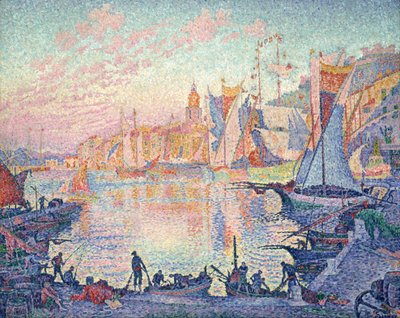 Le port de Saint-Tropez - Paul Signac