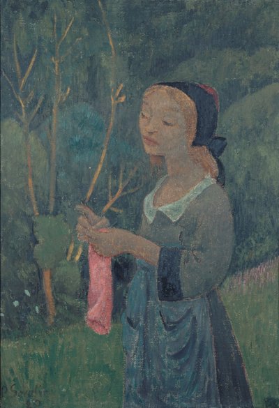 Fille avec un bas rose - Paul Sérusier