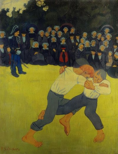 La lutte bretonne - Paul Sérusier
