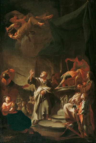 La chute du magicien Simon - Paul Troger