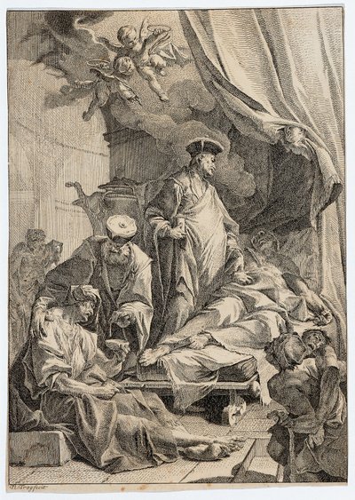 Les saints Côme et Damien soignant les malades - Paul Troger