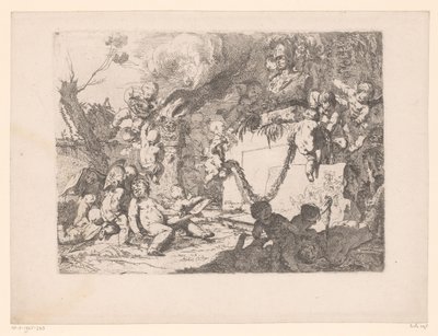 Putti près d