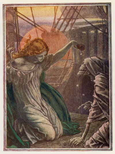 Illustration pour Le Marin ancien de Coleridge - Paul Vincent Woodroffe