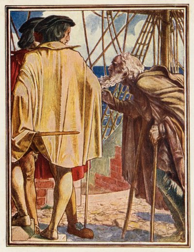 Illustration pour Le Marin Ancien de Coleridge - Paul Vincent Woodroffe