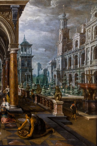 Salomon accueille la reine de Saba dans son palais - Paul Vredeman de Vries
