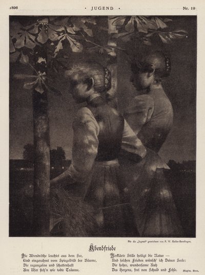 Paix du Soir - Paul Wilhelm Keller Reutlingen