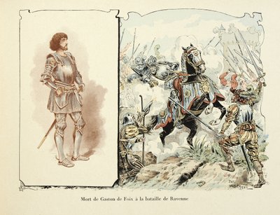 Mort de Gaston de Foix à la bataille de Ravenne - Paul de Semant