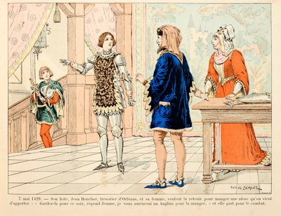 Illustration tirée du livre "Jeanne d