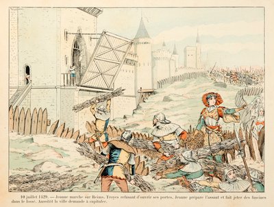 Illustration tirée du livre "Jeanne d
