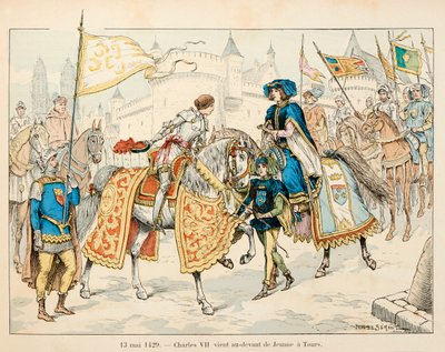 Illustration tirée du livre "Jeanne d
