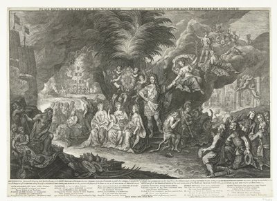 Allégorie sur le roi Guillaume III comme porteur de paix en Europe, 1697 - Paul van Somer (II)