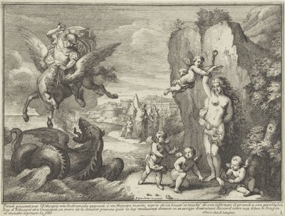Persée et Andromède (Mythologische voorstellingen in landschappen) - Paul van Somer (II)