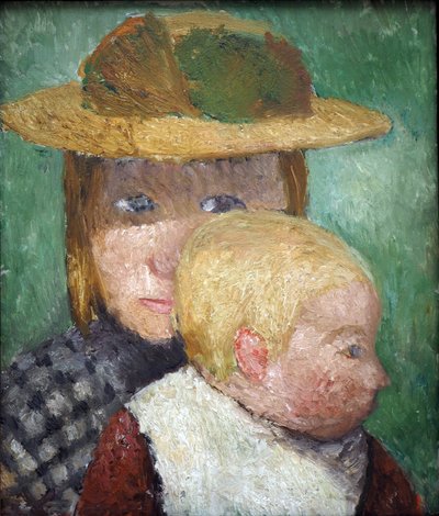 Enfants au soleil, vers 1903 (tempera sur carton) - Paula Modersohn-Becker