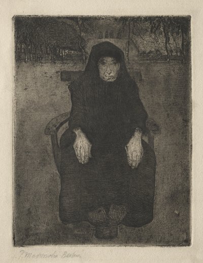 Vieille femme assise - Paula Modersohn-Becker