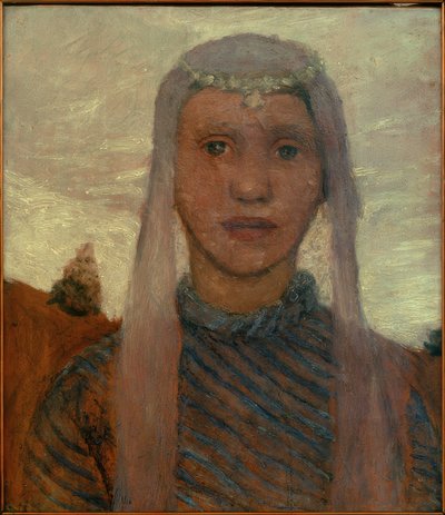 Fille avec voile - Paula Modersohn Becker
