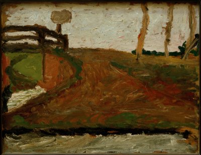 Paysage de lande avec pont - Paula Modersohn Becker