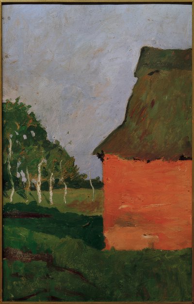 Maison rouge - Paula Modersohn Becker