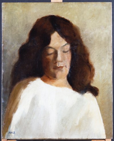 Jeune femme aux cheveux lâchés - Paula Modersohn Becker