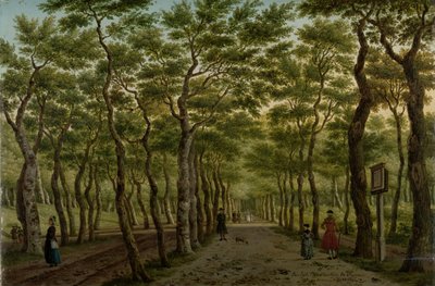 Le Herepad dans le Haagse Bos - Paulus Constantijn la Fargue (signed by artist)
