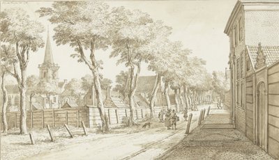Vue de Katwijk Binnen - Paulus Constantijn la Fargue