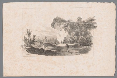 Paysage avec des figures près d