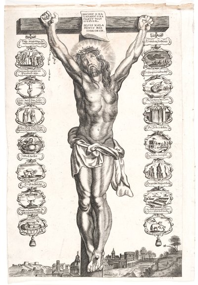 Christ en croix - Paulus Pontius