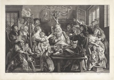 Le roi boit (Épiphanie) - Paulus Pontius