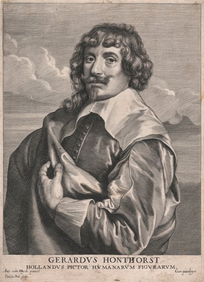 Gerardus Honthorst, Hollandus Pictor Humanarum Figurarum - Paulus Pontius