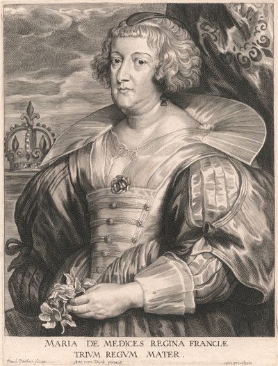 Maria de Médicis Reine de France, Mère de Trois Rois - Paulus Pontius