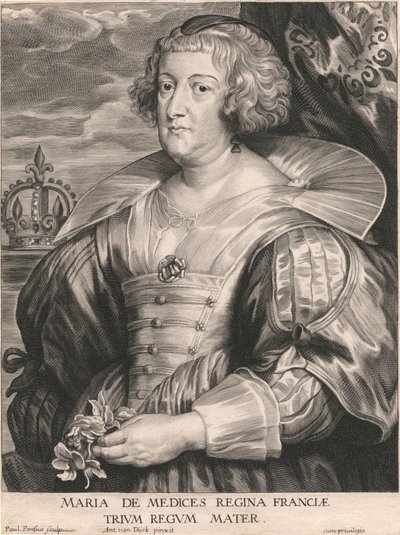 Maria de Médicis Reine de France, Mère de Trois Rois - Paulus Pontius
