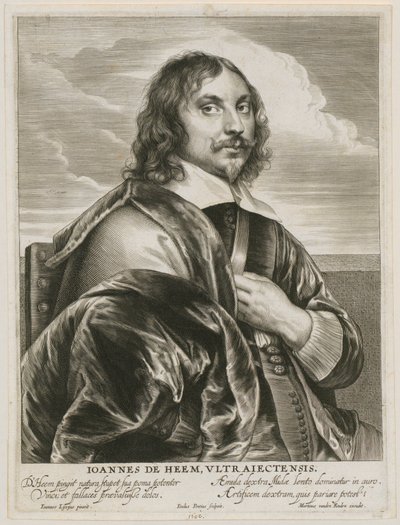 Portrait de Johannes de Heem - Paulus Pontius