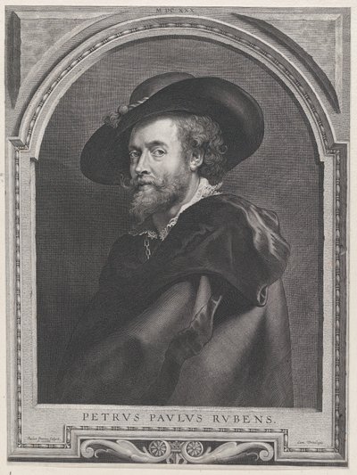 Portrait de Peter Paul Rubens, âgé de 46 ans, 1630 - Paulus Pontius