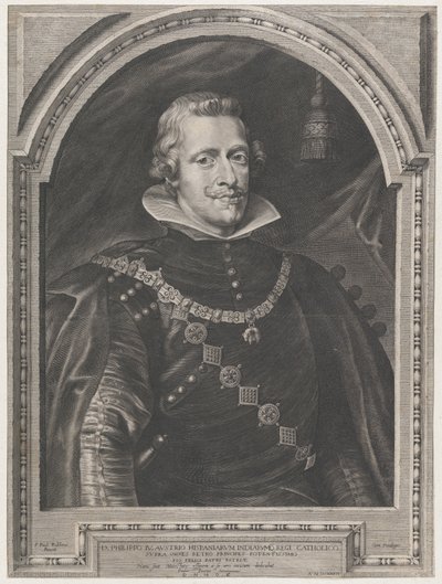 Portrait de Philippe IV, 1630 - Paulus Pontius