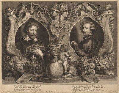 Rubens et van Dyck, un double portrait - Paulus Pontius, after Sir Anthony van Dyck and Erasmus Quellinus II