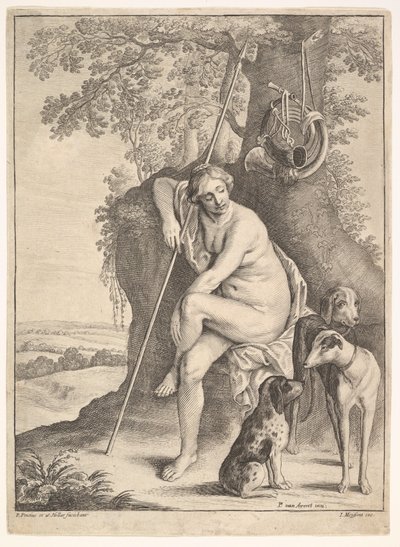 Figure assise de Diane la chasseresse - Paulus Potter