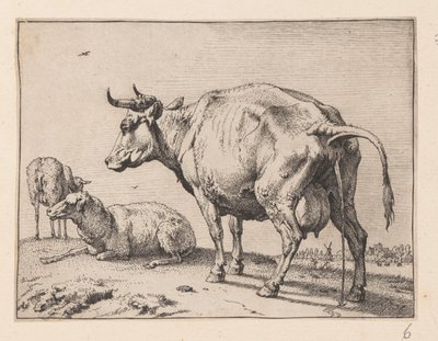 La vache qui pisse, de divers bœufs et vaches - Paulus Potter